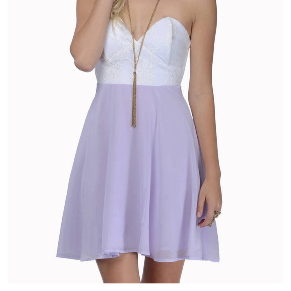 Tobi Tia Strapless Dress - XS